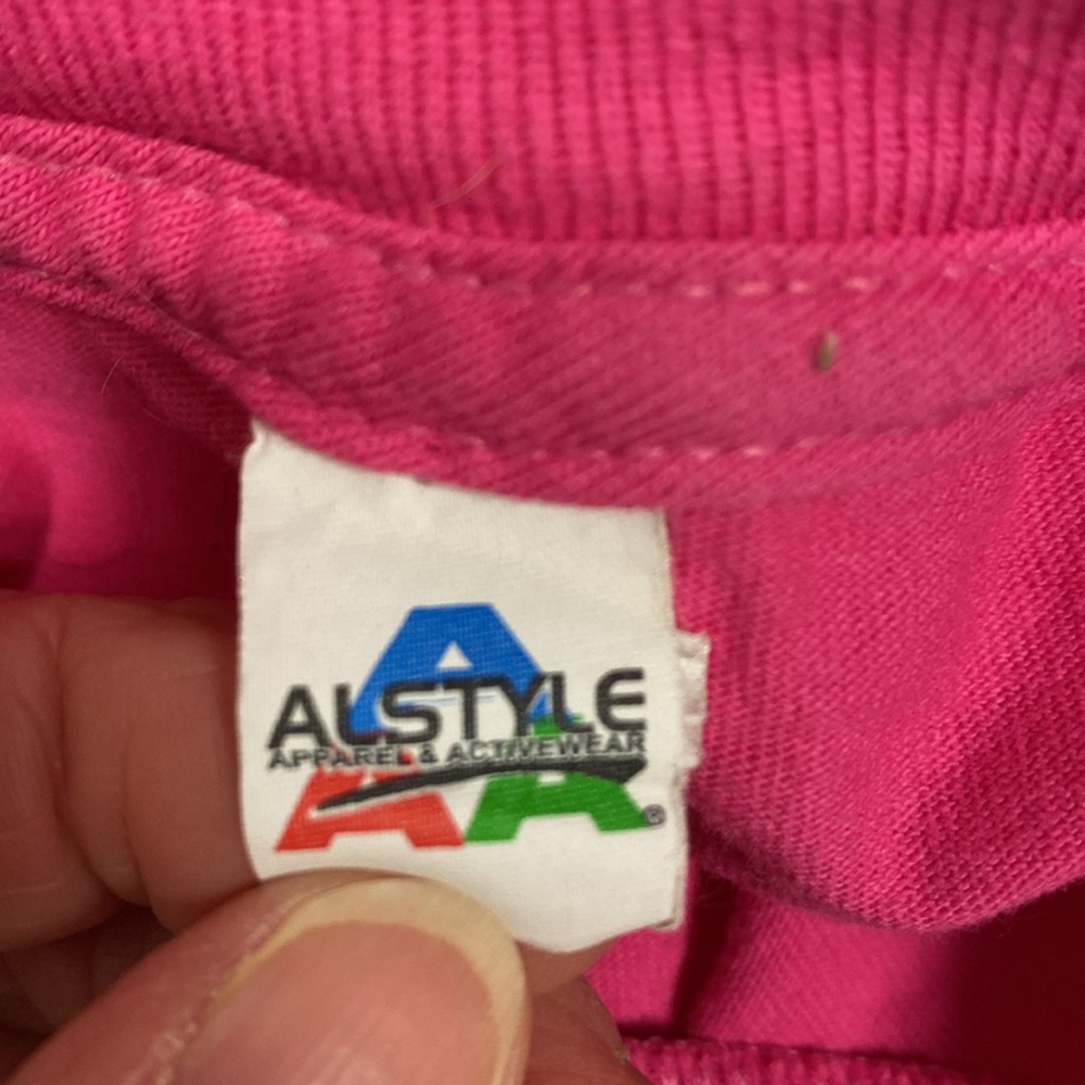 Vintage Alstyle Pink Pug I love California Graphic T-Shirt 2t - Picture 5 of 7